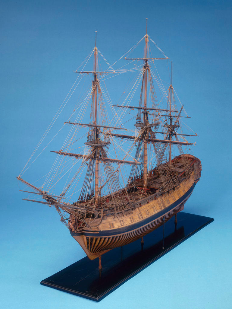 Detail of Ship of 64 guns by unknown