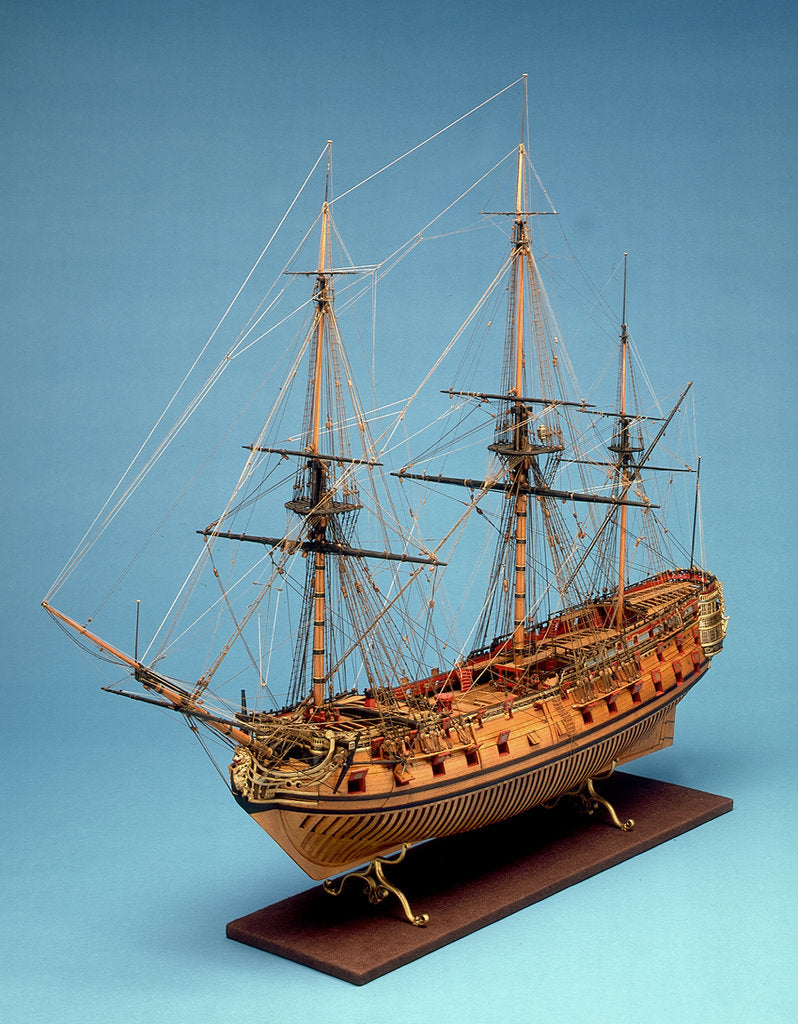 Detail of 'Royal Oak', 70 guns by unknown