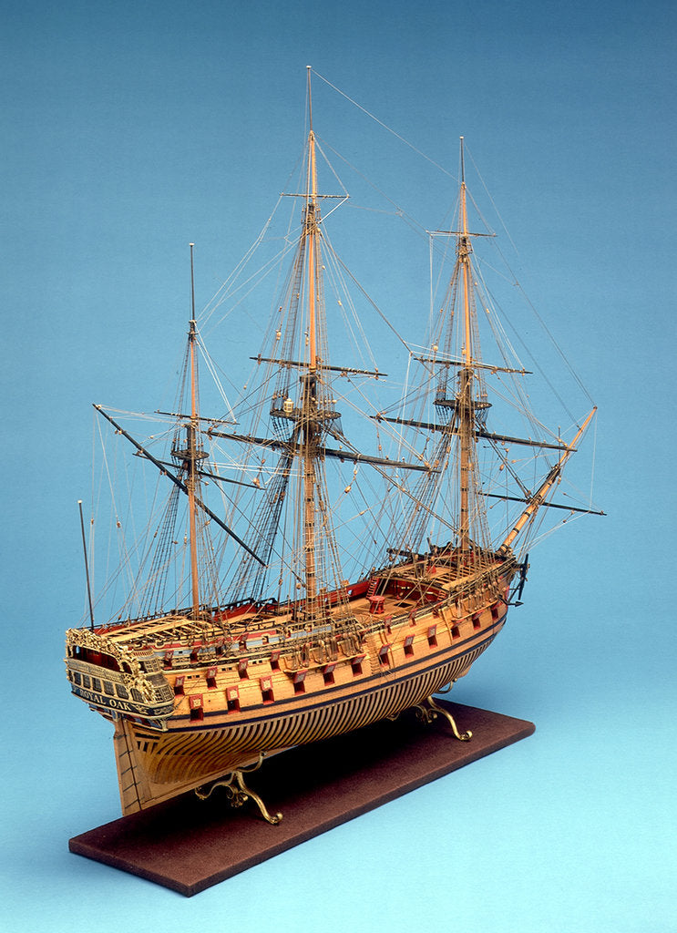 Detail of 'Royal Oak', 70 guns by unknown
