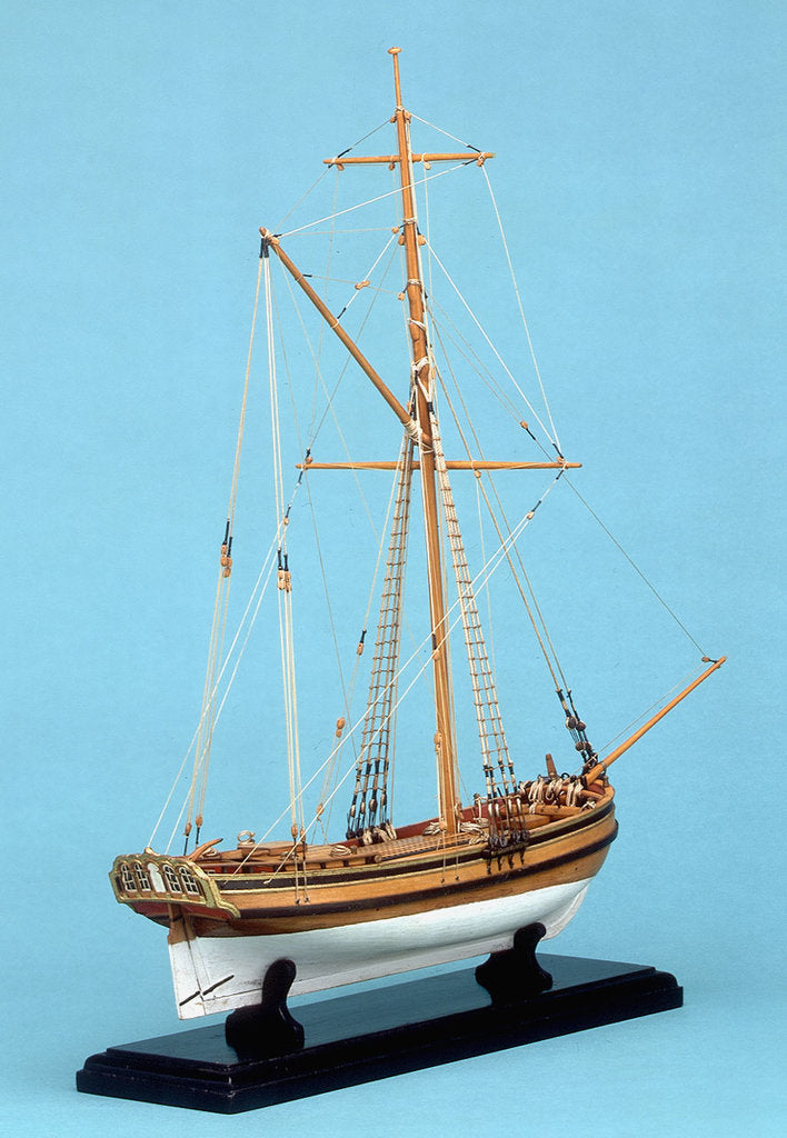 Detail of A passenger or cargo vessel 'Hoy' (1730) by unknown
