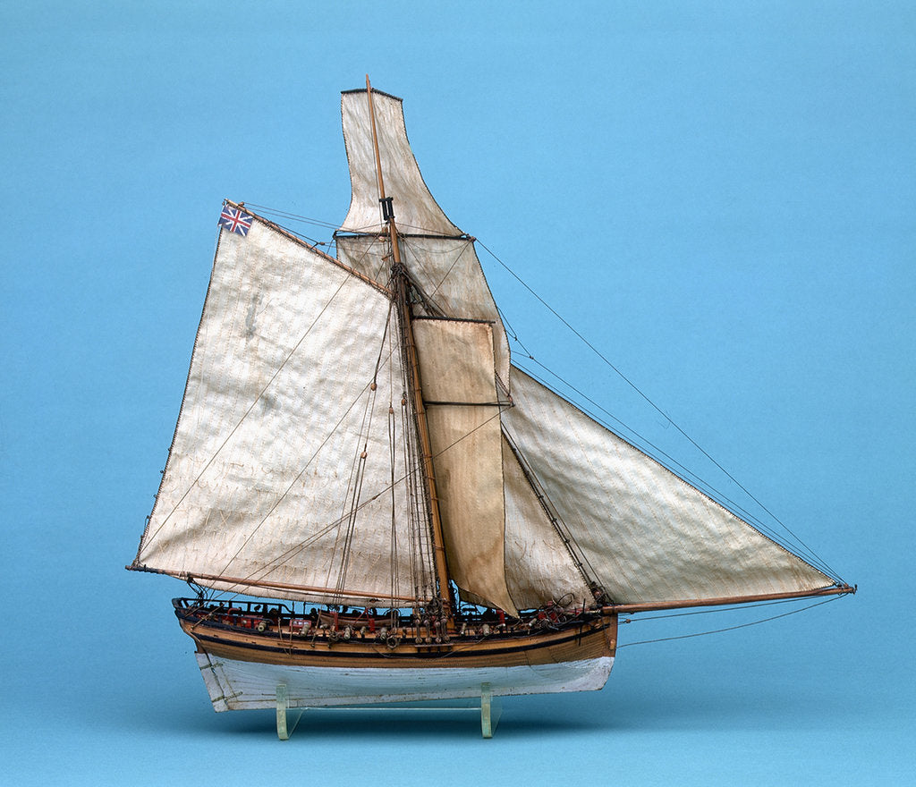 Detail of Revenue Cutter 'Hawke' by unknown