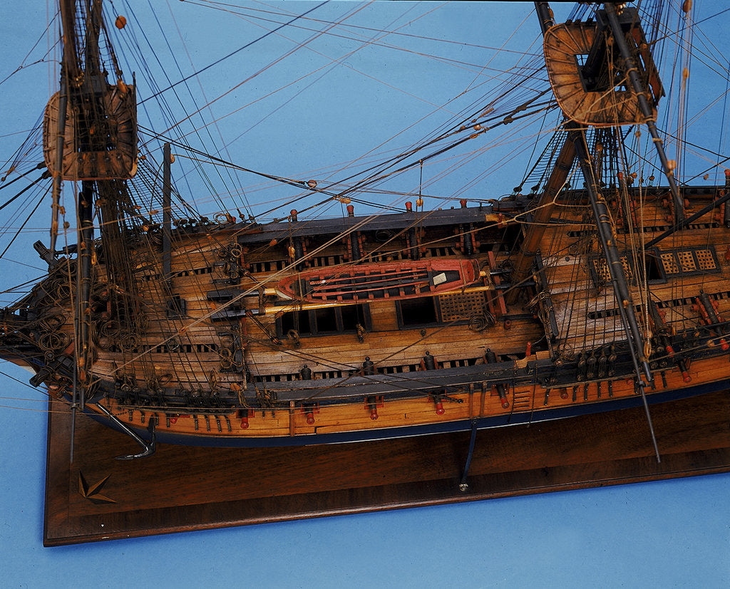 Detail of 'Lowestoft' - detail of longboat by unknown