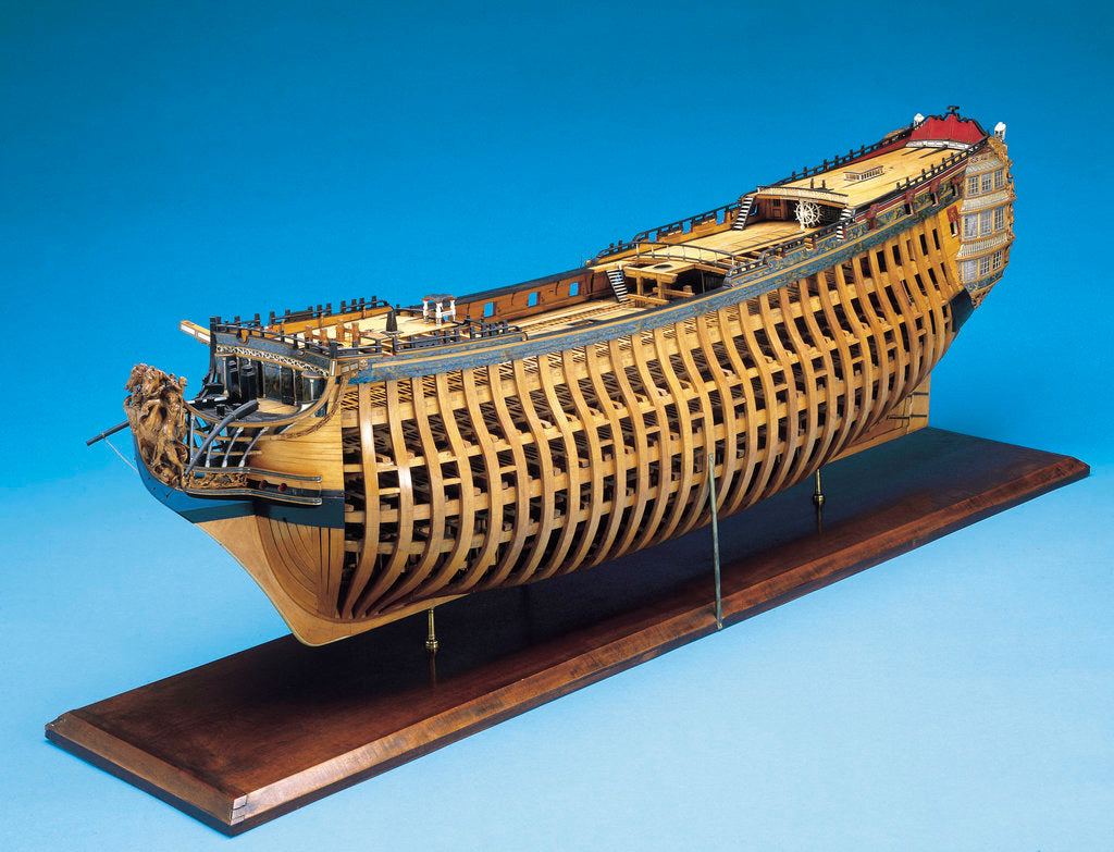 Detail of 'Royal George', port by Thomas Burroughs