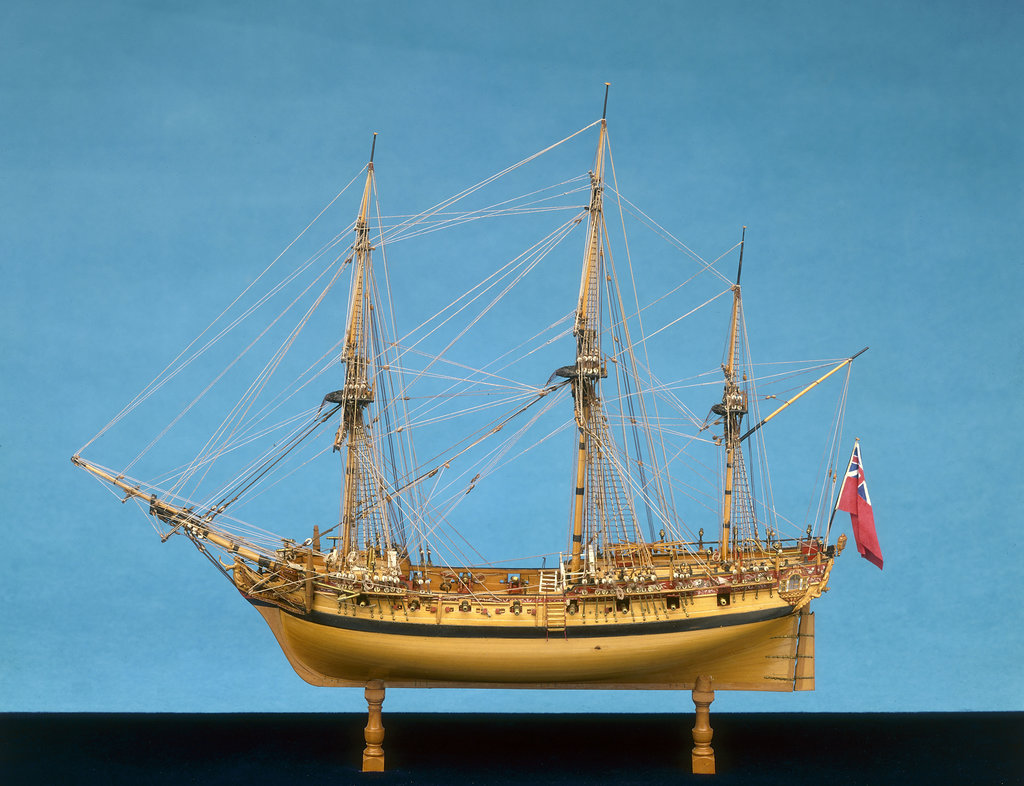 Detail of 'Atalanta', 16 guns by unknown