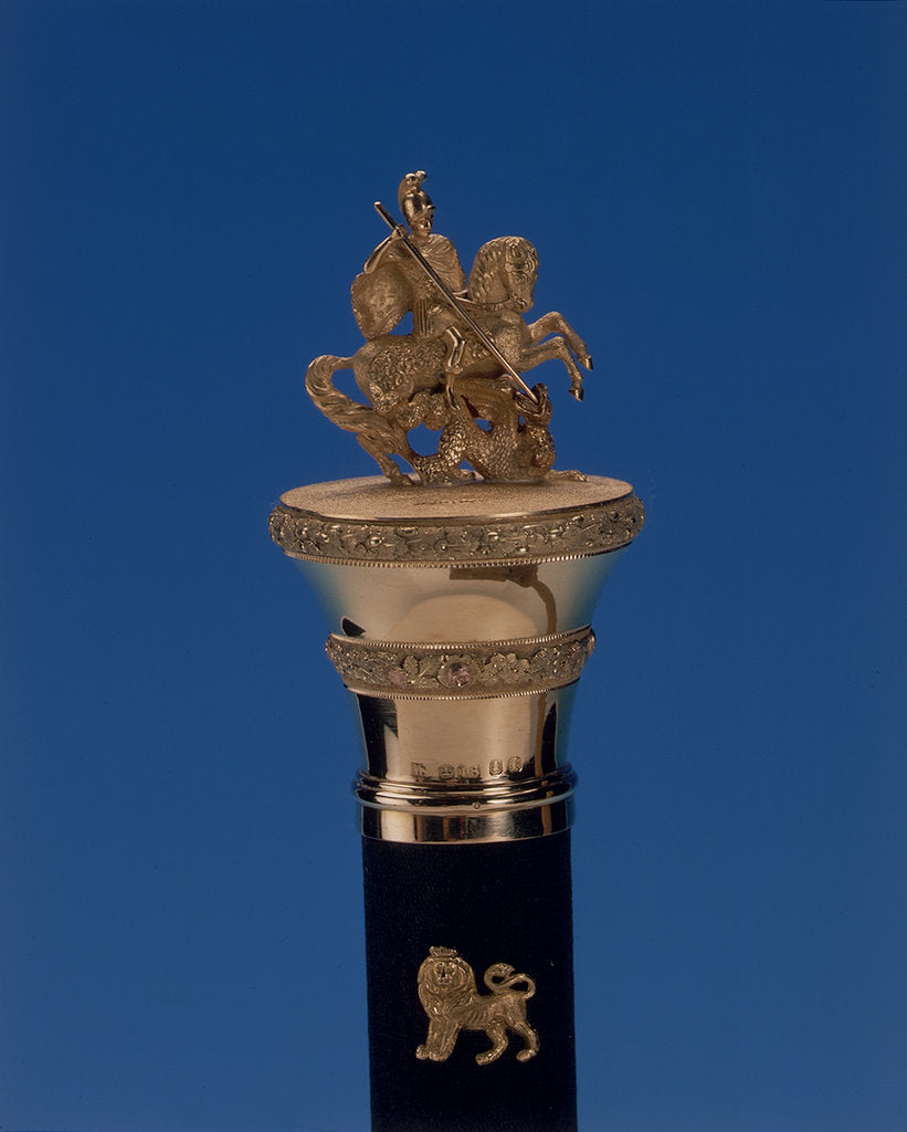 Detail of Admiral of the Fleet's baton by John Northam