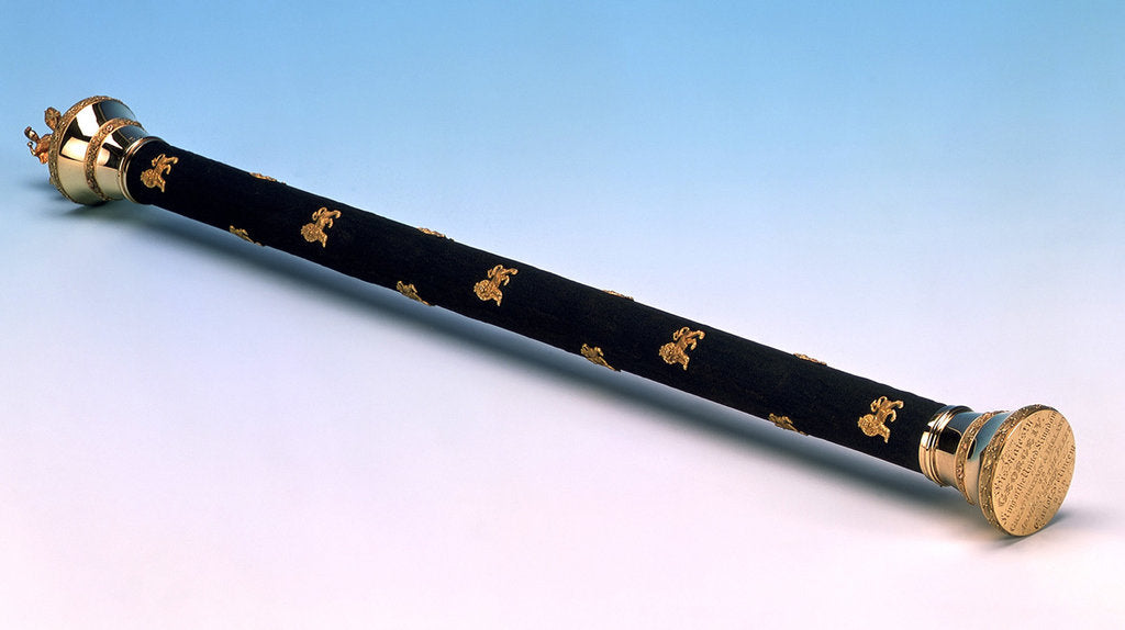 Detail of Admiral of the Fleet's baton by John Northam