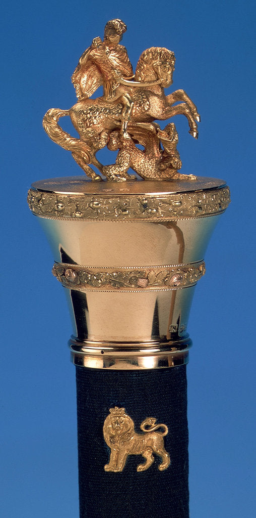Detail of Admiral of the Fleet's baton by John Northam