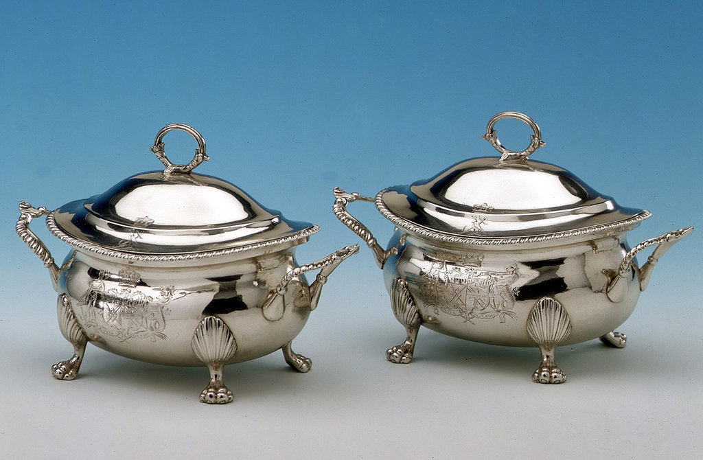 Detail of Sauce tureen by Robert Hennell