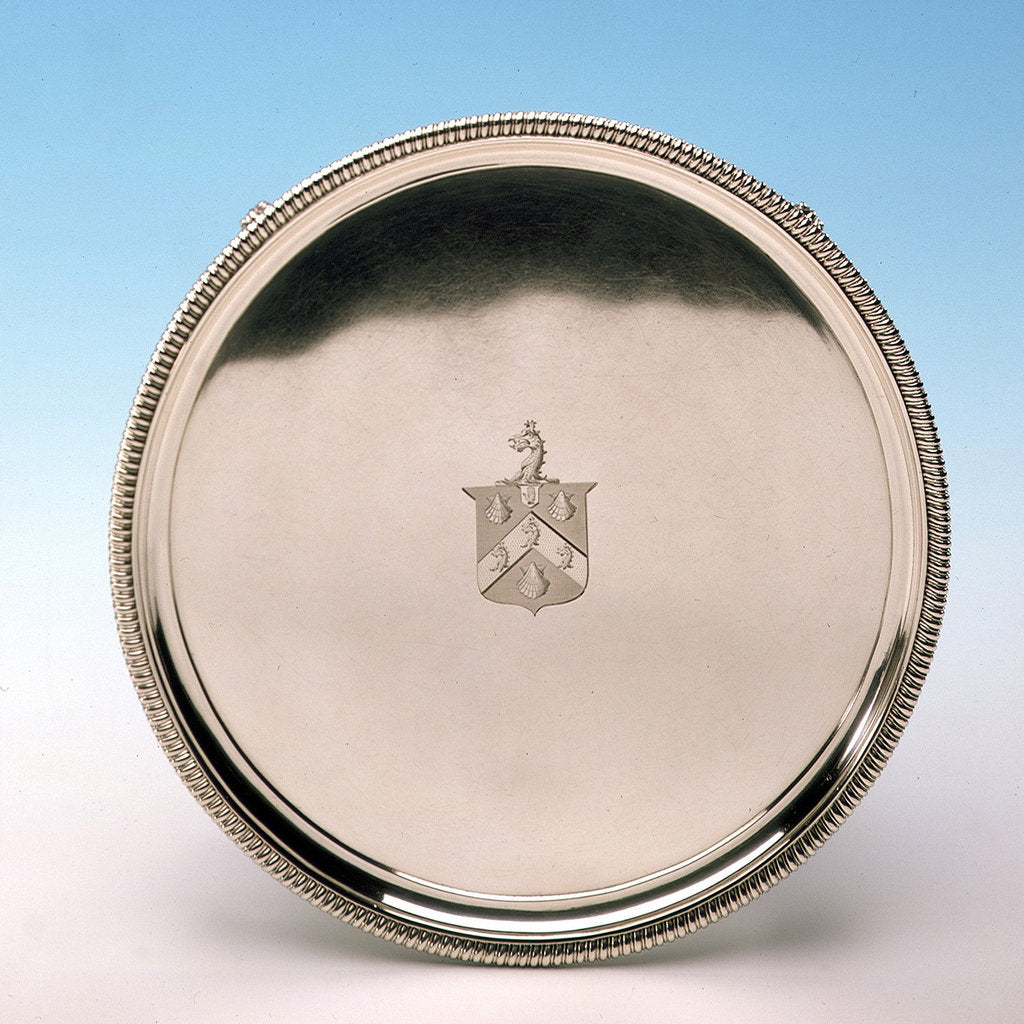 Detail of Salver by Thomas Hannam