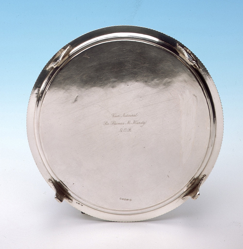 Detail of Salver by Thomas Hannam