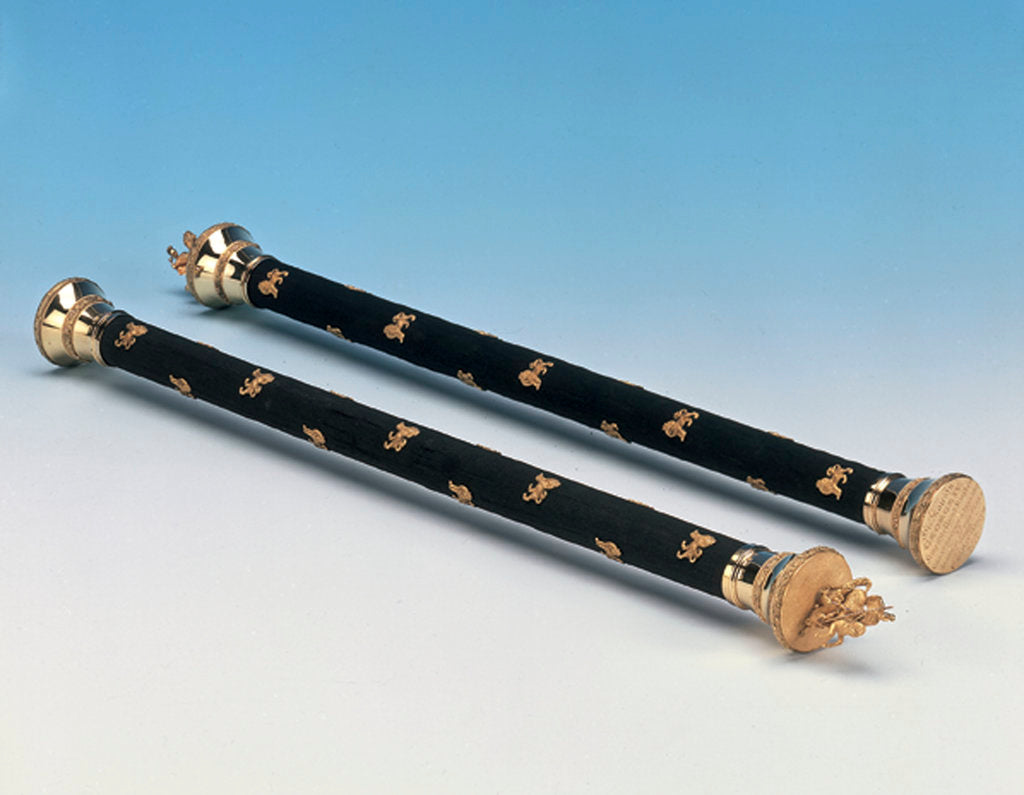 Detail of Admiral of the Fleet's baton by John Northam
