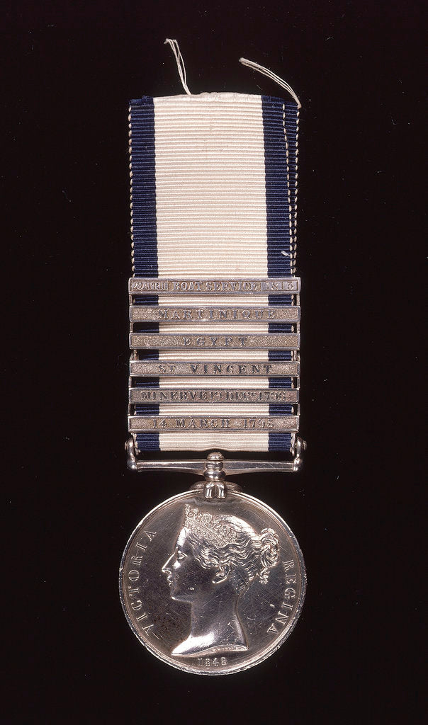 Detail of Naval General Service Medal 1793-1840 by W. Wyon