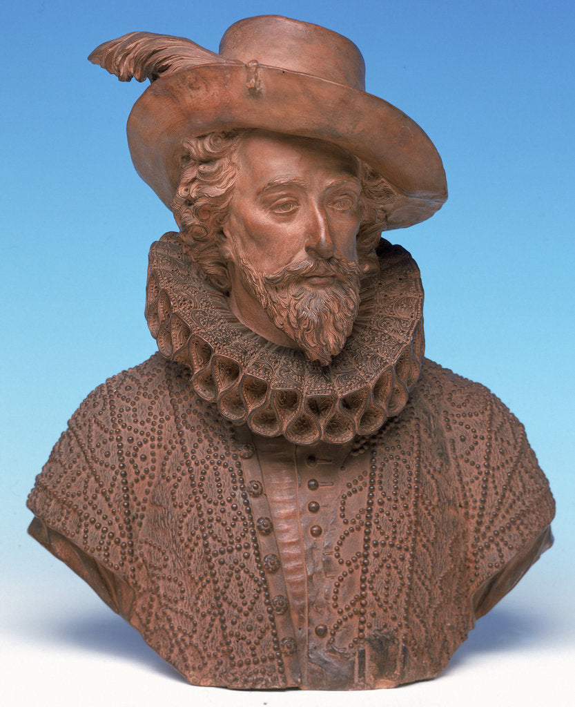 Detail of Sir Walter Raleigh (1552?-1618) by John Michael Rysbrack