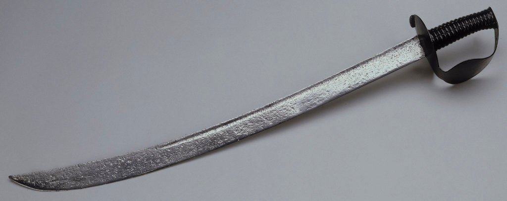 Detail of Fighting cutlass, circa 1800 by unknown