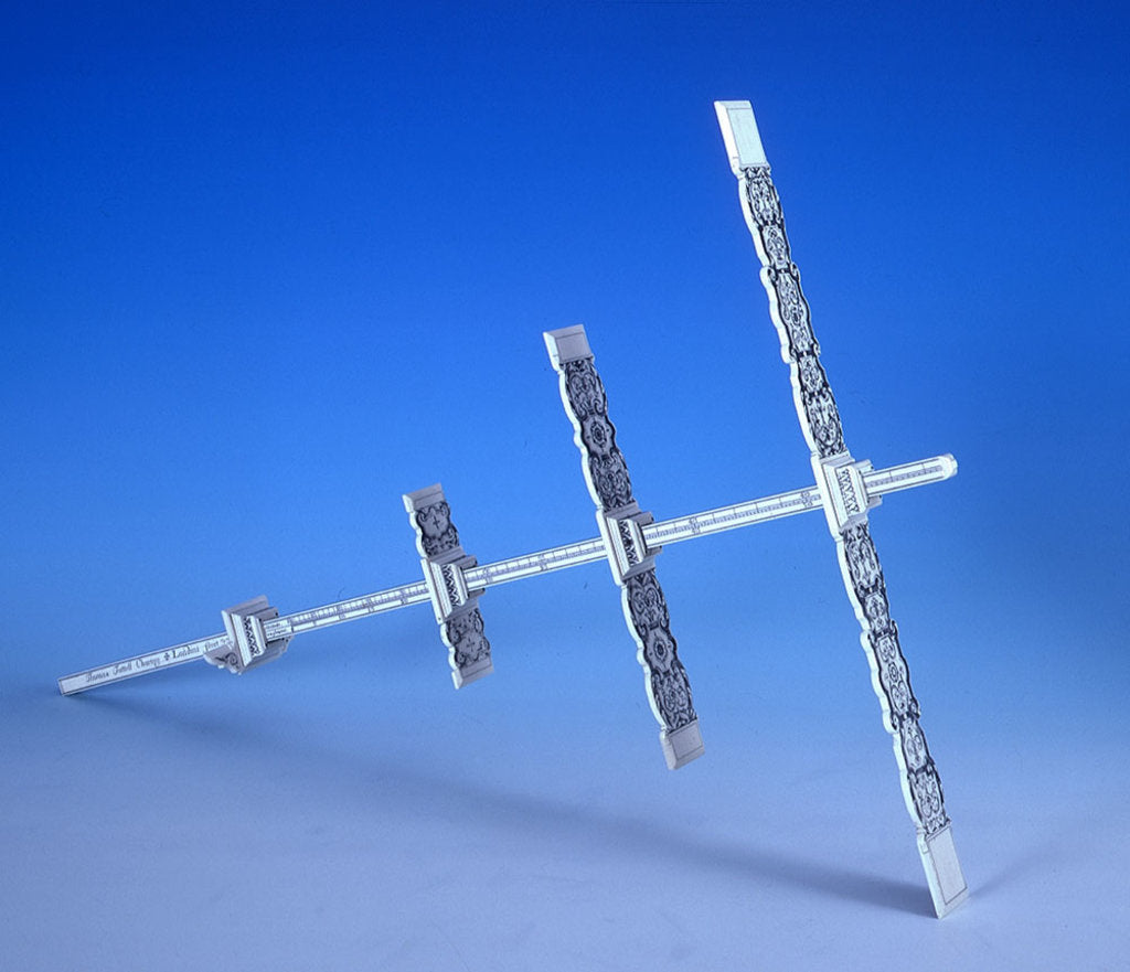 Detail of Cross-staff by Thomas Tuttell