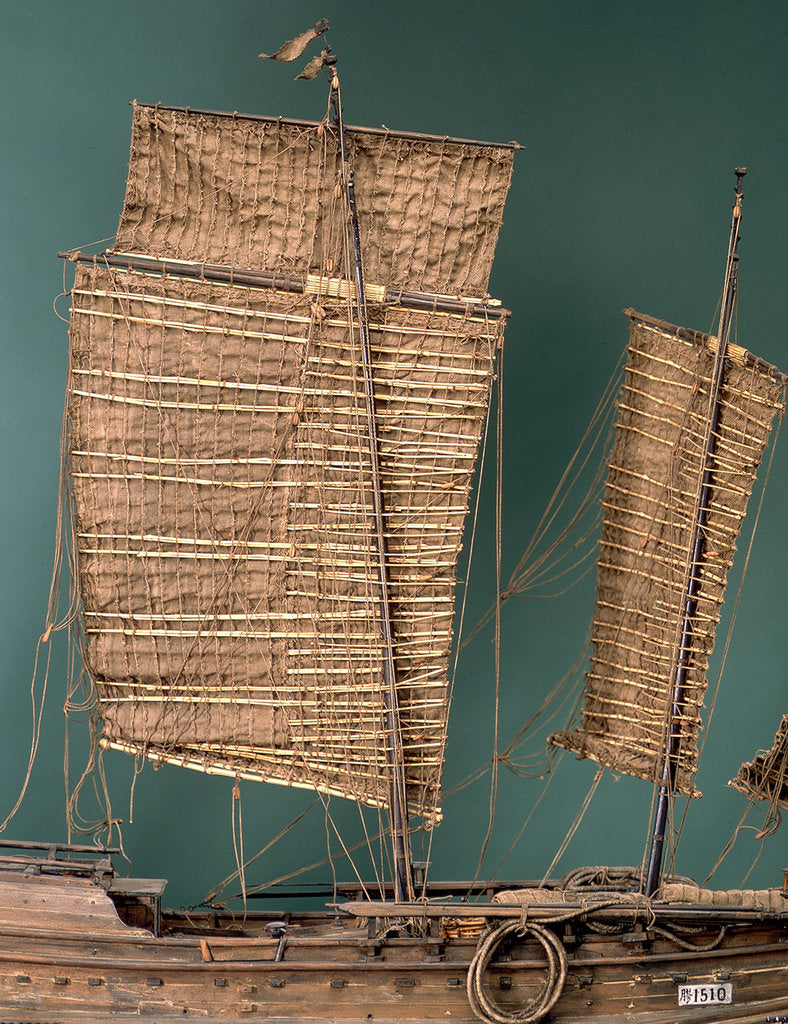 Detail of Chinese Junk, mainmast by unknown