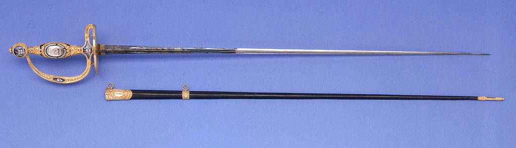 Detail of Presentation small-sword by J. Morisset