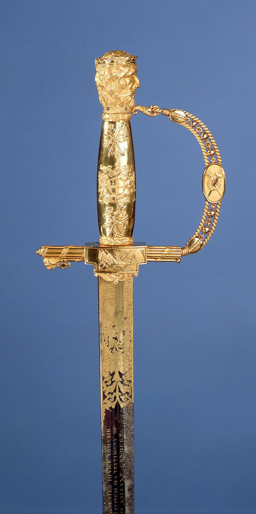 Detail of City of London presentation Sword by R. Rutherdon