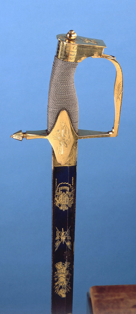 Detail of Presentation Sword by S. Brunn