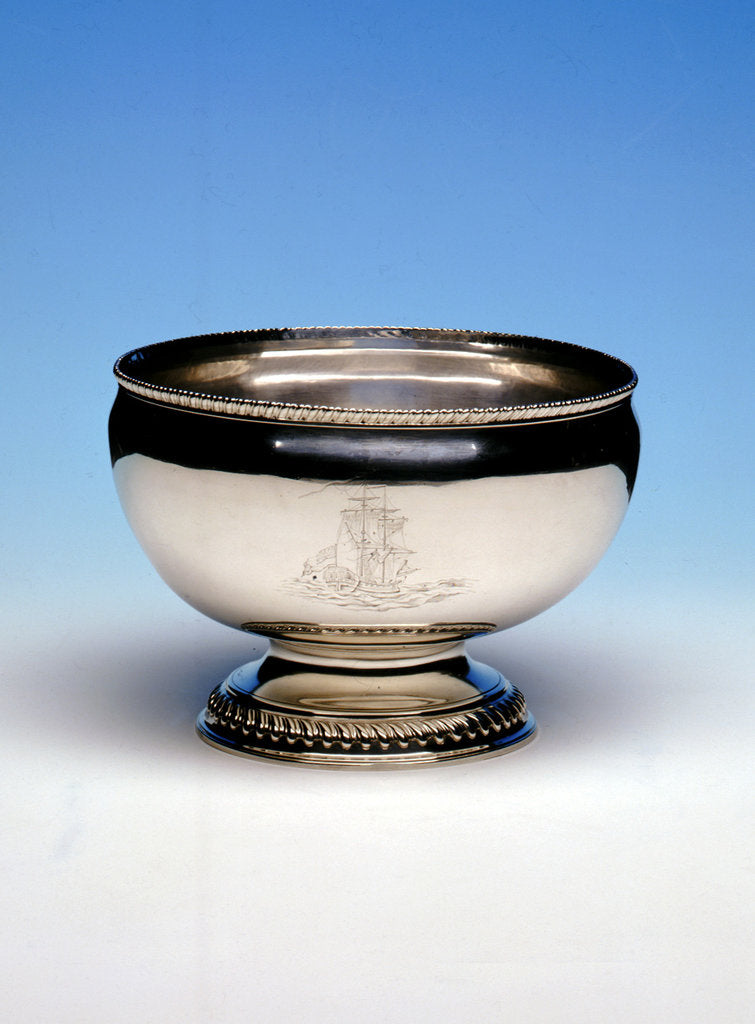 Detail of Punch bowl by Thomas Whipham