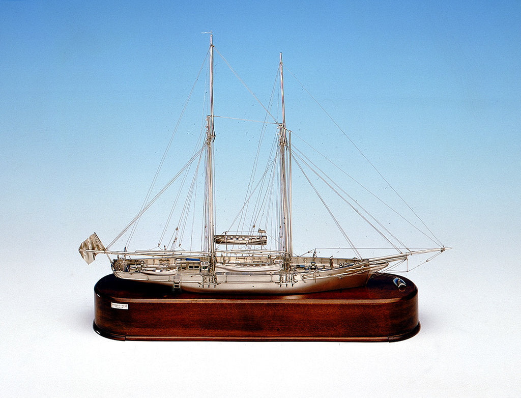 Detail of 'Mavourneen', starboard broadside by Francis Meli