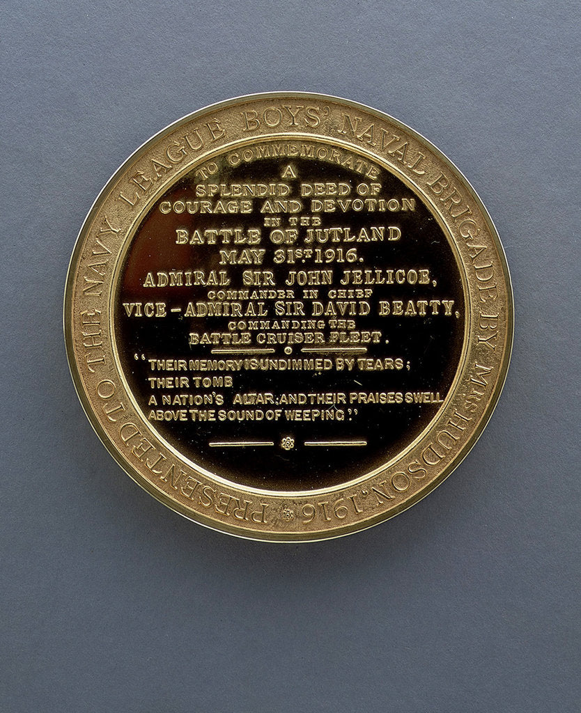Detail of Medal commemorating John Travers Cornwell VC by Spink & Son Ltd