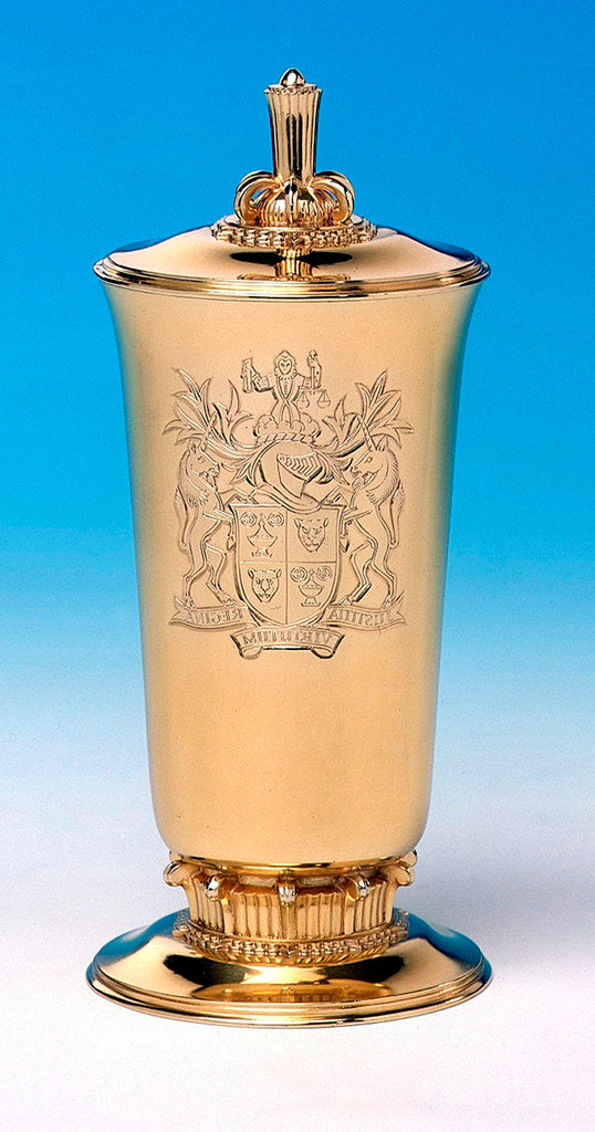 Detail of The Dunkirk Cup by Wakely & Wheeler Ltd