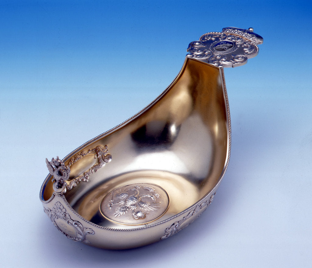 Detail of Kovsh by Peter Carl Faberge