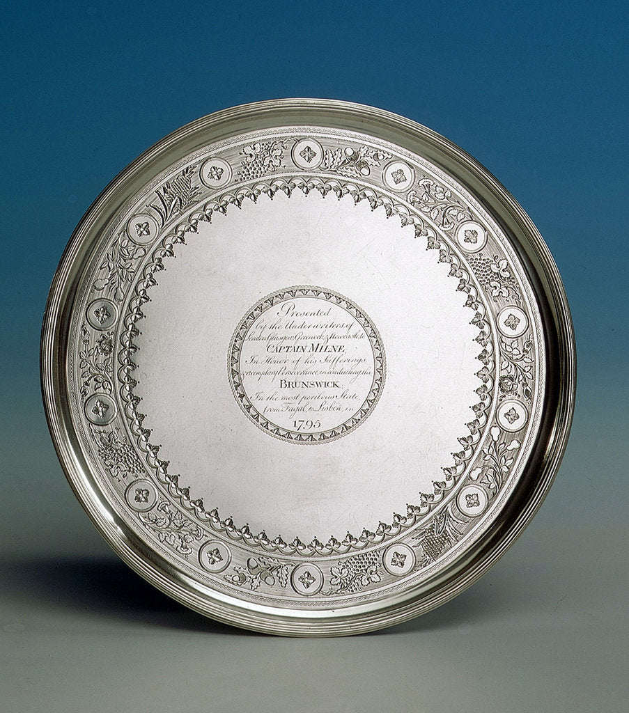 Detail of Salver by John Hutson