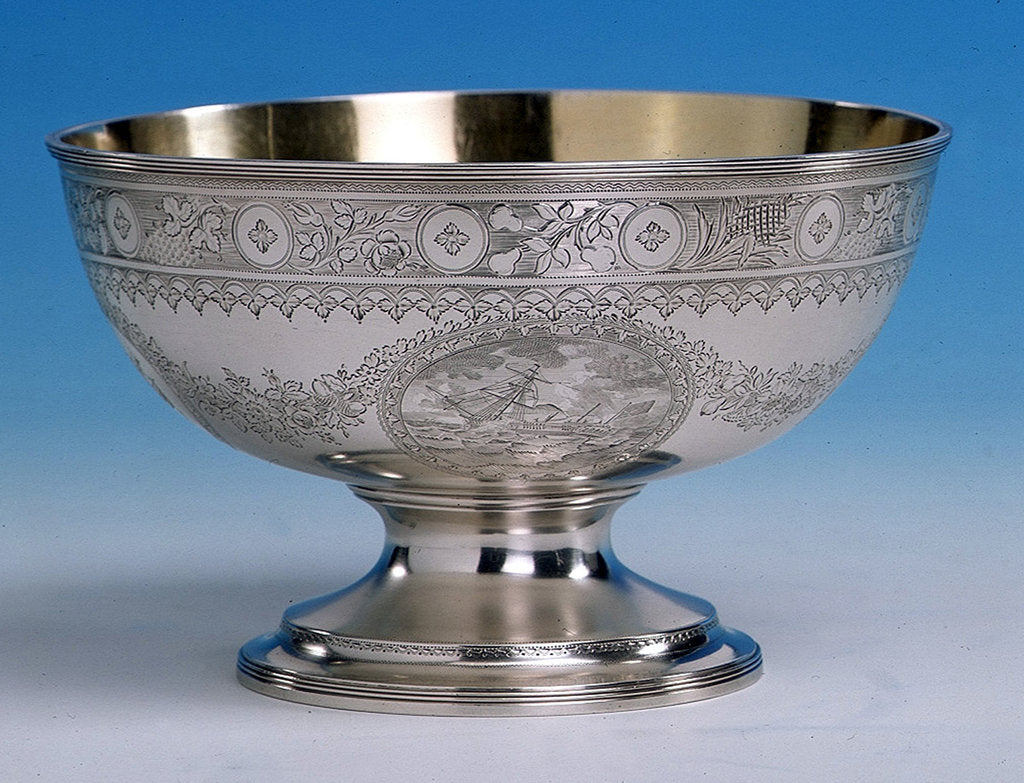 Detail of Punch bowl by Charles Aldridge