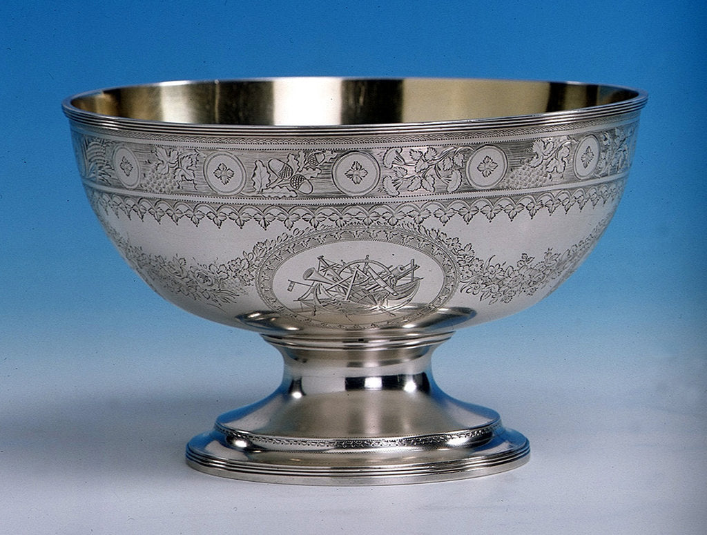 Detail of Punch bowl by Charles Aldridge