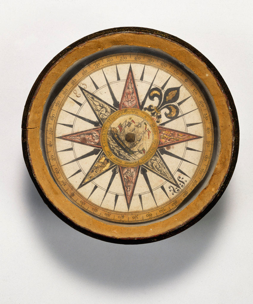Detail of Mariner's compass by William Farmer