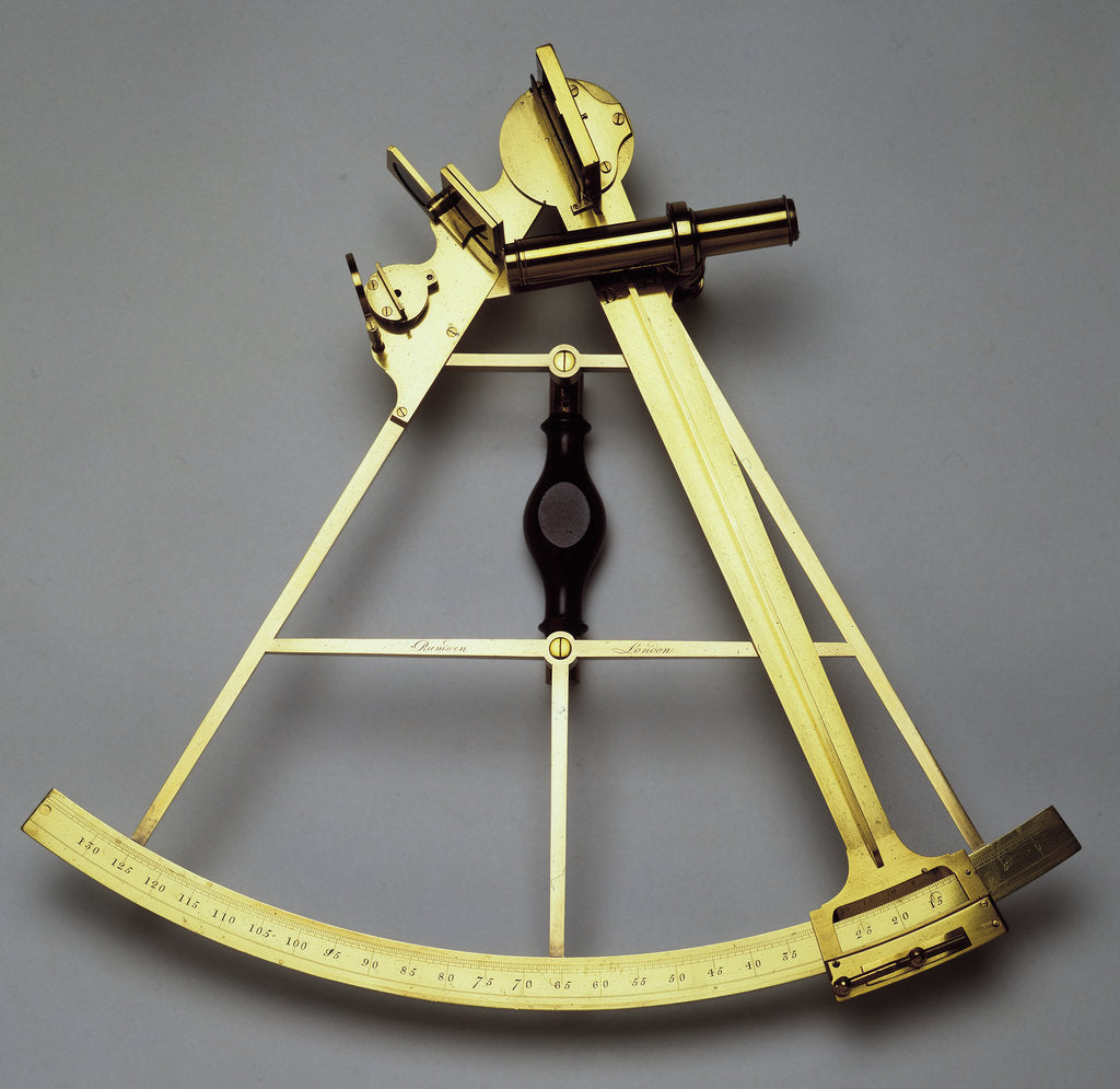 Detail of Sextant reputed to have been used on James Cook's third voyage to the Pacific (1776-80) by Jesse Ramsden