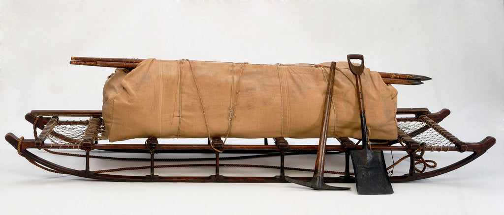 Detail of McClintock eight-man sledge used on Nares's Arctic expedition 1875-1876. by unknown