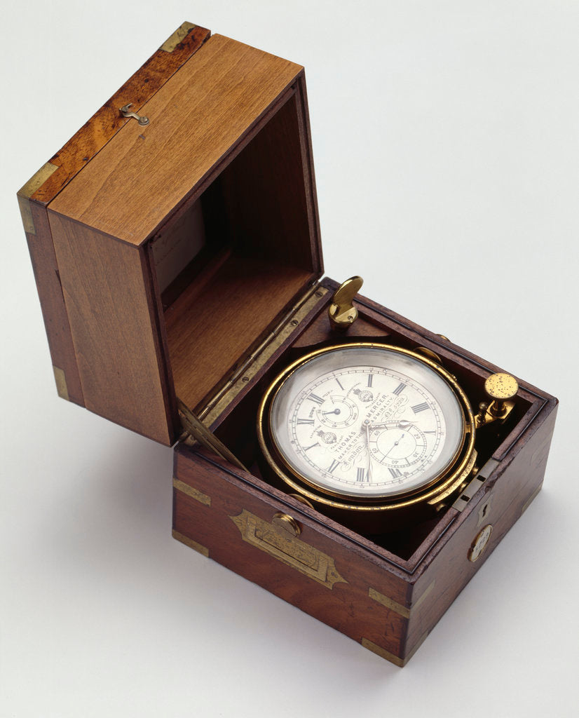 Detail of Marine chronometer by Thomas Mercer