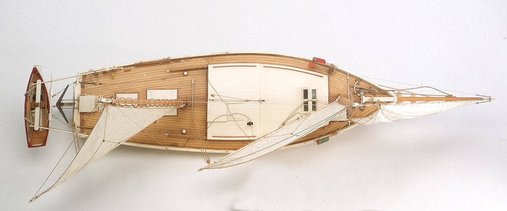 Detail of 'Privateer', overhead deck view by J. A. Thompson