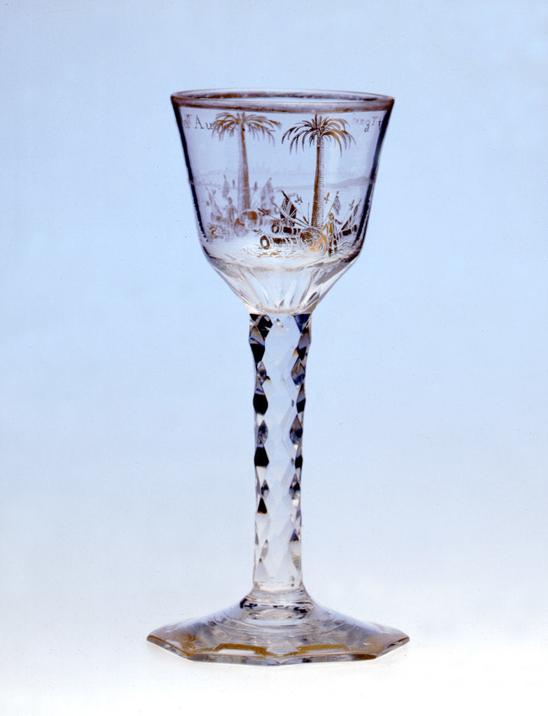 Detail of Wine glass by unknown