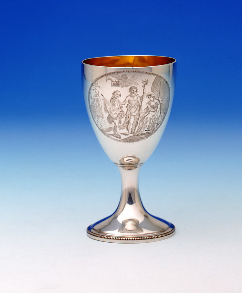 Detail of Goblet presented by the people of Martinique to Admiral George Brydges Rodney by John Schofield