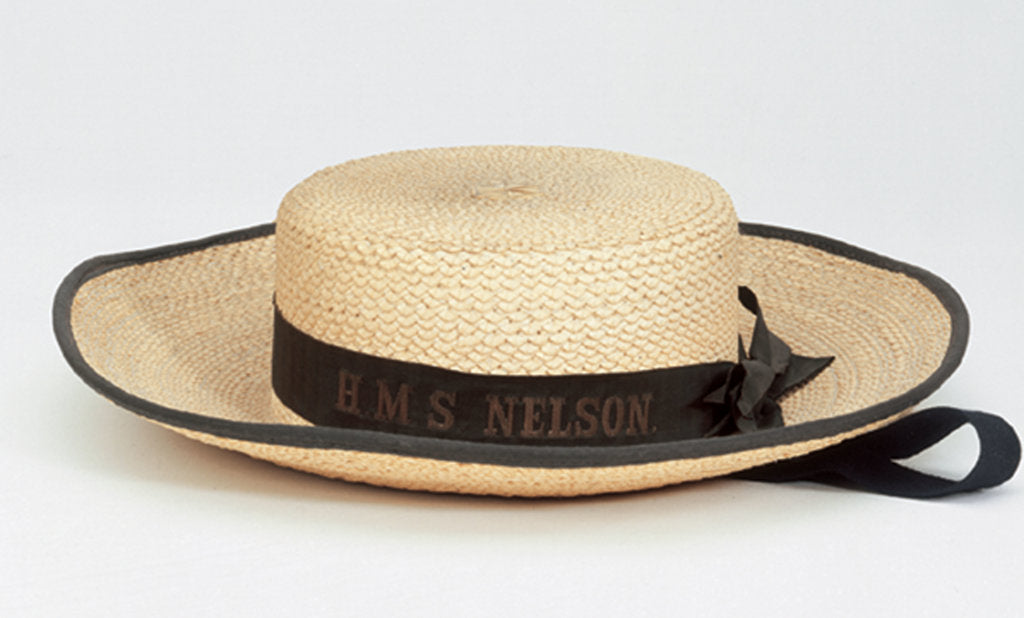 Detail of Seaman's sennit hat by Horace Slade
