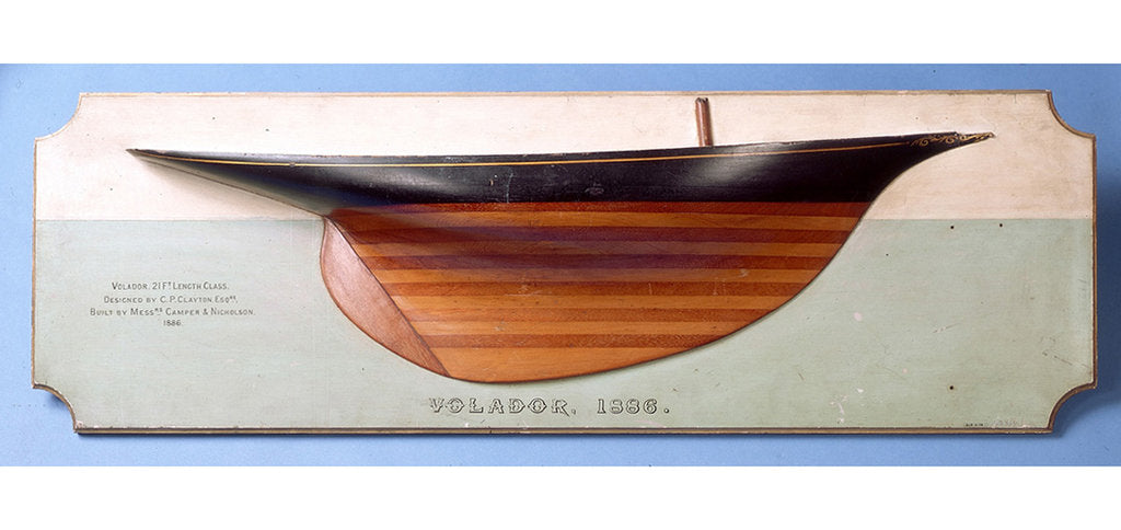 Detail of 'Volador', starboard broadside by unknown