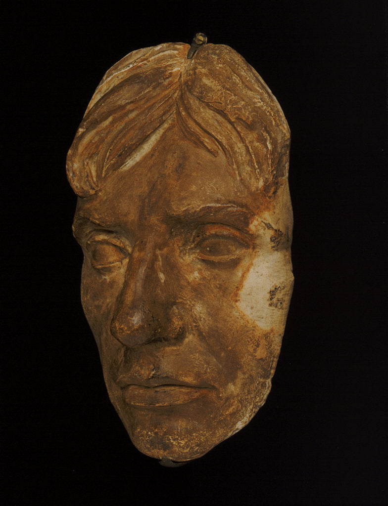 Detail of Plaster cast of  Nelson's face made in 1800 (Life mask) by unknown