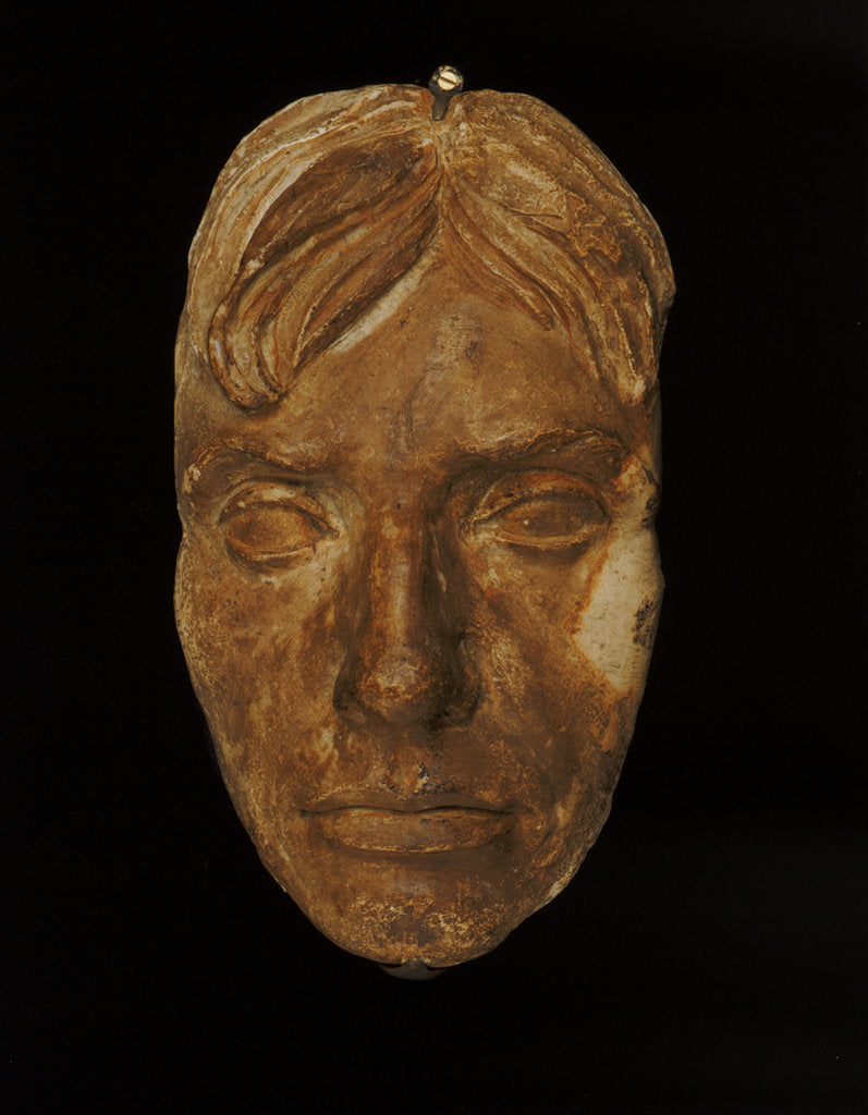 Detail of Plaster cast of Nelson's face made in 1800 (Life mask) by unknown