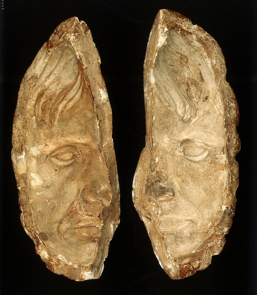 Detail of Plaster cast of  Nelson's face made in 1800 (Life mask) by unknown
