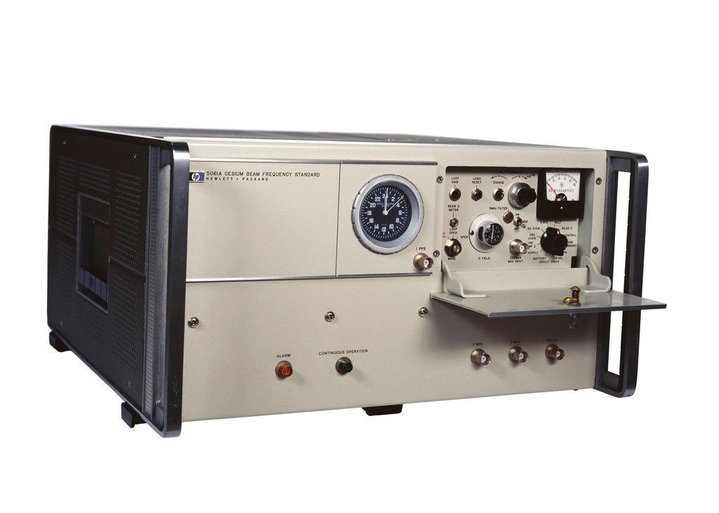 Detail of Atomic clock by Hewlett Packard & Co.