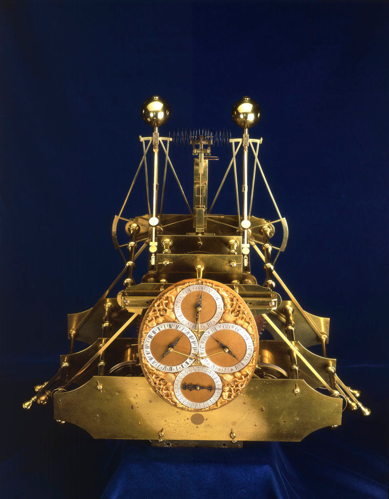 Detail of Front view of John Harrison's marine timekeeper H1 by John Harrison