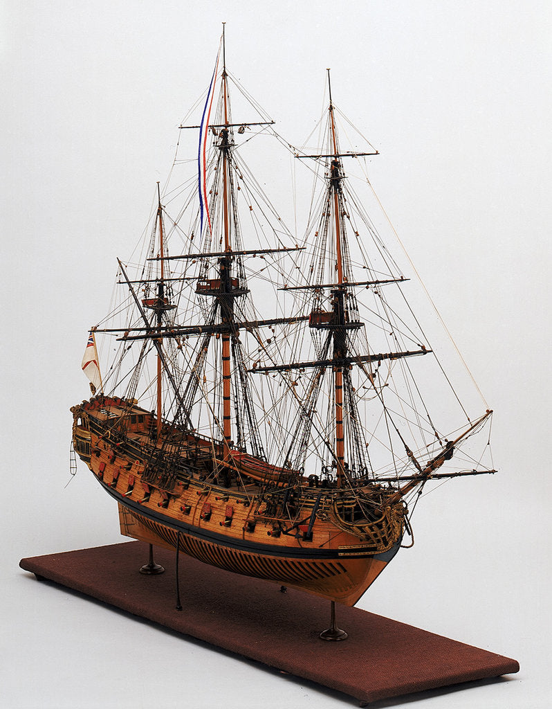 Detail of Ship of 50 guns by unknown