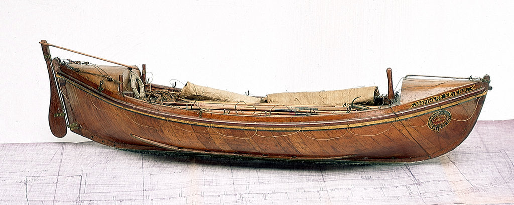Detail of 'Mariners Friend', starboard broadside by H. J. Pope