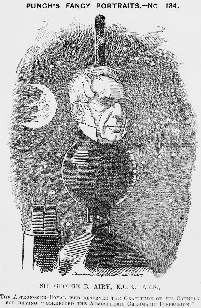 Detail of Sir George Biddell Airy (1801-1892) as the Greenwich Time Ball by unknown