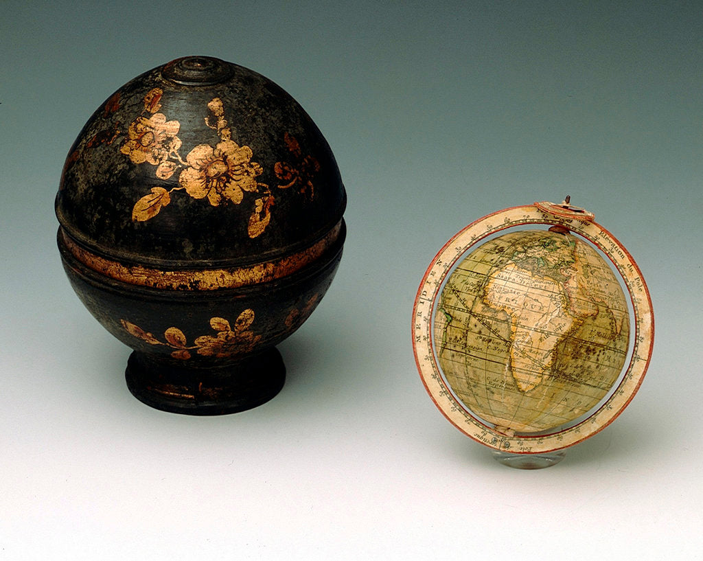 Detail of Sphere and case by Jean Fortin