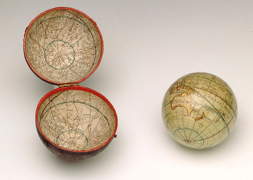Detail of Sphere and case by Dudley Adams